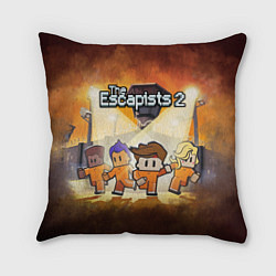 Подушка квадратная The Escapists 2, цвет: 3D-принт