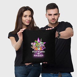 Подушка квадратная Game Five Nights at Freddys: Security Breach, цвет: 3D-принт — фото 2