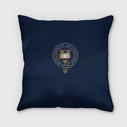 Подушка квадратная Oxford - эмблема университета