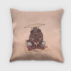 Подушка квадратная Торговец Kenshi