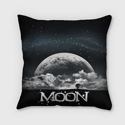 Подушка квадратная Moon - луна 3d, цвет: 3D-принт