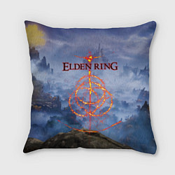 Подушка квадратная Elden Ring, Logo