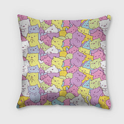 Подушка квадратная Cute pattern of seals