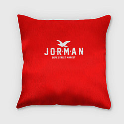 Подушка квадратная Узор Red Jorman Air Dope Street Market