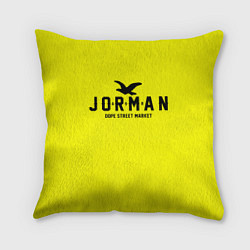 Подушка квадратная Узор Yellow Jorman Air Dope Street Market