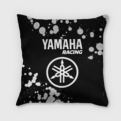 Подушка квадратная YAMAHA Racing Краска, цвет: 3D-принт