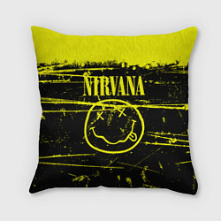 Подушка квадратная NIRVANA гранж