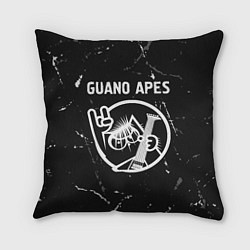 Подушка квадратная Guano Apes КОТ Потертости, цвет: 3D-принт