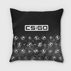Подушка квадратная CS GO Арт, цвет: 3D-принт