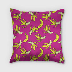 Подушка квадратная Banana pattern Summer Color