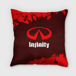 Подушка квадратная INFINITI Infinity Краска, цвет: 3D-принт
