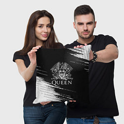 Подушка квадратная Queen герб квин, цвет: 3D-принт — фото 2