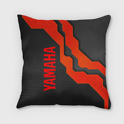 Подушка квадратная YAMAHA ЯМАХА - БРОНЯ, цвет: 3D-принт