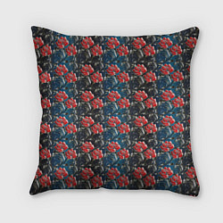 Подушка квадратная Flowers Pattern, цвет: 3D-принт