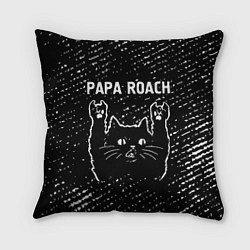 Подушка квадратная Papa Roach Rock Cat
