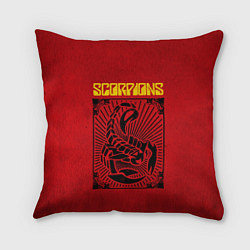 Подушка квадратная Scorpions Rock Believer, цвет: 3D-принт