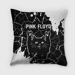 Подушка квадратная Pink Floyd Rock Cat