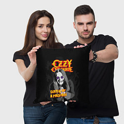 Подушка квадратная OZZY OSBOURNE ОЗЗИ ОСБОРН, цвет: 3D-принт — фото 2