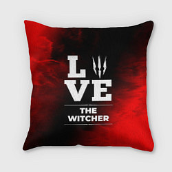 Подушка квадратная The Witcher Love Классика