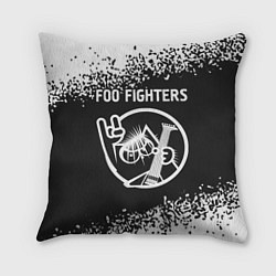 Подушка квадратная Foo Fighters КОТ Арт