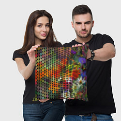 Подушка квадратная Диско шар, цвет: 3D-принт — фото 2