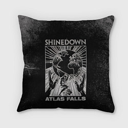Подушка квадратная Atlas Falls - Shinedown, цвет: 3D-принт