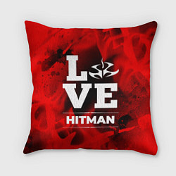 Подушка квадратная Hitman Love Классика