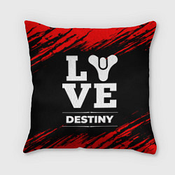 Подушка квадратная Destiny Love Классика, цвет: 3D-принт