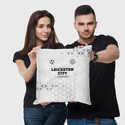 Подушка квадратная Leicester City Champions Униформа, цвет: 3D-принт — фото 2