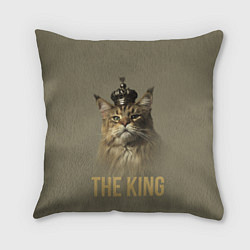 Подушка квадратная Король котов Мейн-кун