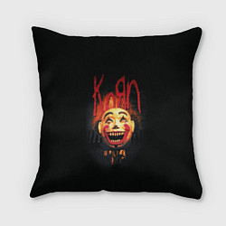 Подушка квадратная KoЯn Korn обложка, цвет: 3D-принт