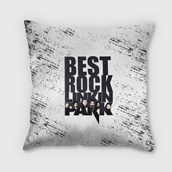 Подушка квадратная Linkin Park BEST ROCK, цвет: 3D-принт