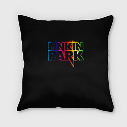 Подушка квадратная Linkin Park neon