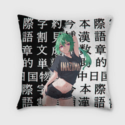 Подушка квадратная Куки Синобу Genshin Impact, цвет: 3D-принт