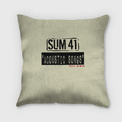 Подушка квадратная Sum 41 - The Acoustics Full Album