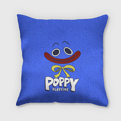 Подушка квадратная Poppy Playtime Huggy Wuggy, цвет: 3D-принт