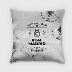 Подушка квадратная Real Madrid Football Club Number 1 Legendary, цвет: 3D-принт