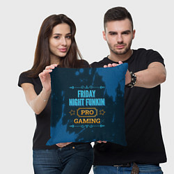 Подушка квадратная Игра Friday Night Funkin: PRO Gaming, цвет: 3D-принт — фото 2