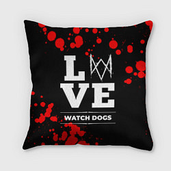 Подушка квадратная Watch Dogs Love Классика