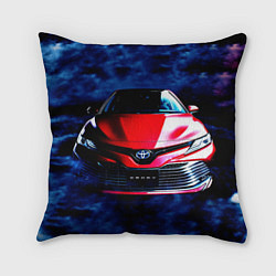 Подушка квадратная Тойота Камри, цвет: 3D-принт