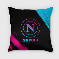 Подушка квадратная Napoli FC Neon Gradient
