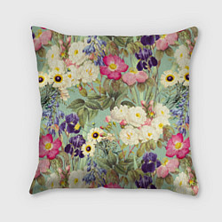 Подушка квадратная Красочные Цветы Лета, цвет: 3D-принт