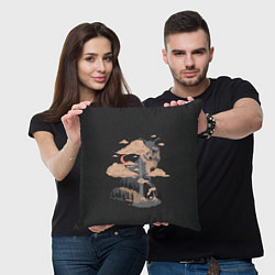 Подушка квадратная Дух природы - Лиса, цвет: 3D-принт — фото 2