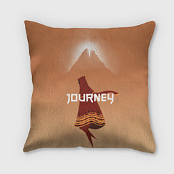 Подушка квадратная Journey арт, цвет: 3D-принт