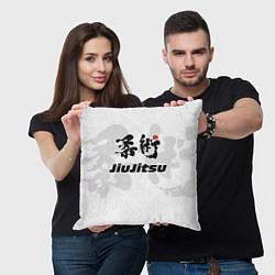 Подушка квадратная Джиу-джитсу Jiu-jitsu, цвет: 3D-принт — фото 2