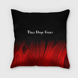 Подушка квадратная Three Days Grace red plasma