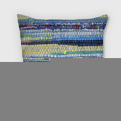 Подушка квадратная Сшитые воедино кусочки ткани - patchwork, цвет: 3D-принт