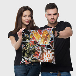 Подушка квадратная Граффити - комикс, цвет: 3D-принт — фото 2