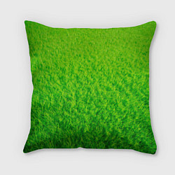 Подушка квадратная Трава зеленая