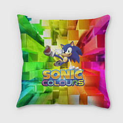 Подушка квадратная Sonic Colours - Hedgehog - Video game